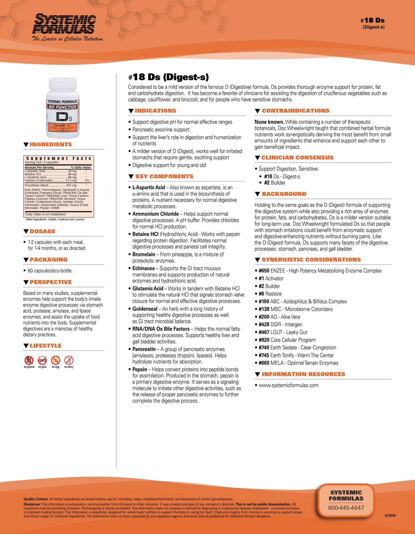 Ds Digest S Systemic Formulas