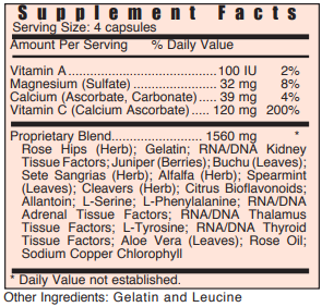 Ks Kidney S Systemic Formulas