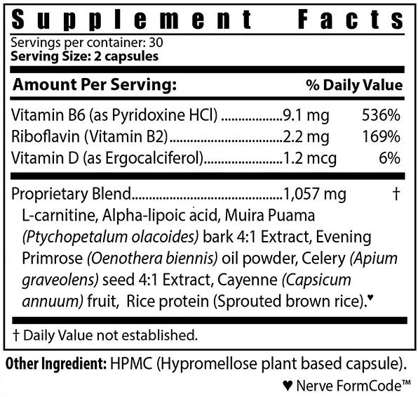 Neuraux – Inno-Vita Peripheral Nerves Formula (60 capsules)