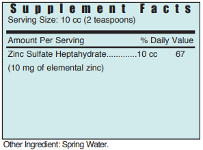 ZINC 8oz Systemic