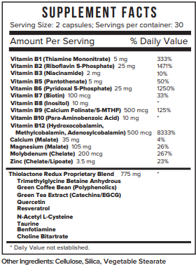 Homocysteine TLR Systemic Formulas
