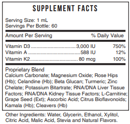 VitD3+K2 2oz Systemic