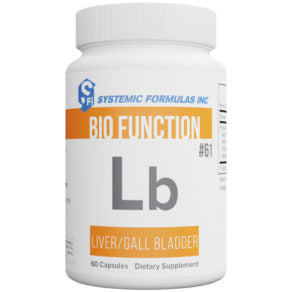 Lb Liver/Gall Bladder Systemic Formulas