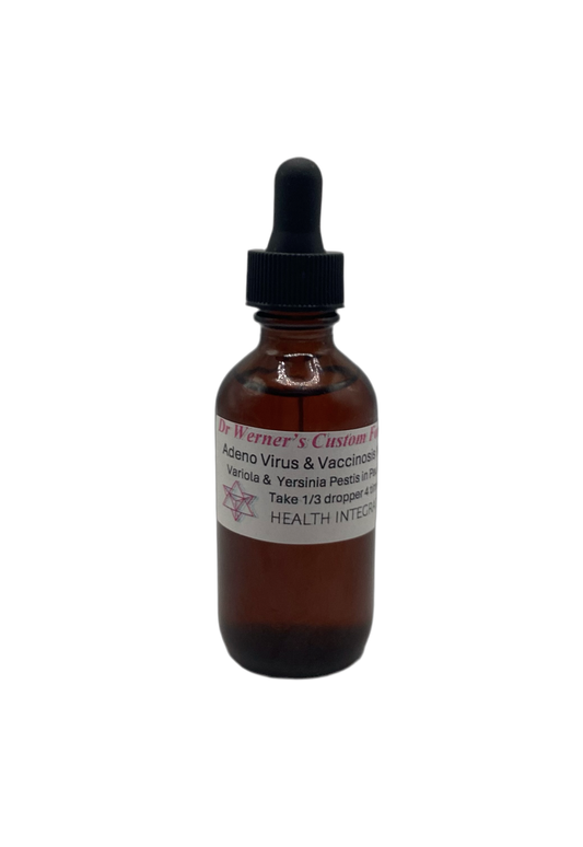 Adeno Virus and Vaccinosis Nosode 2oz