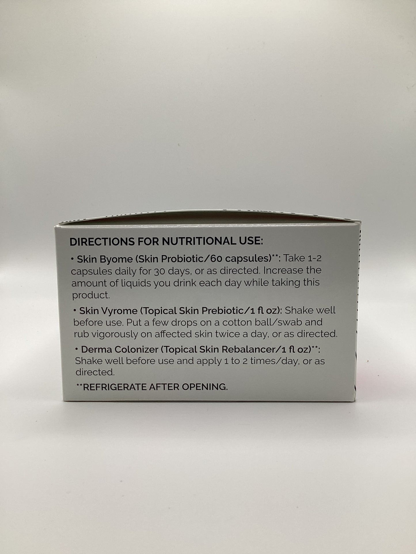 Skin Byome Kit Systemic Formulas