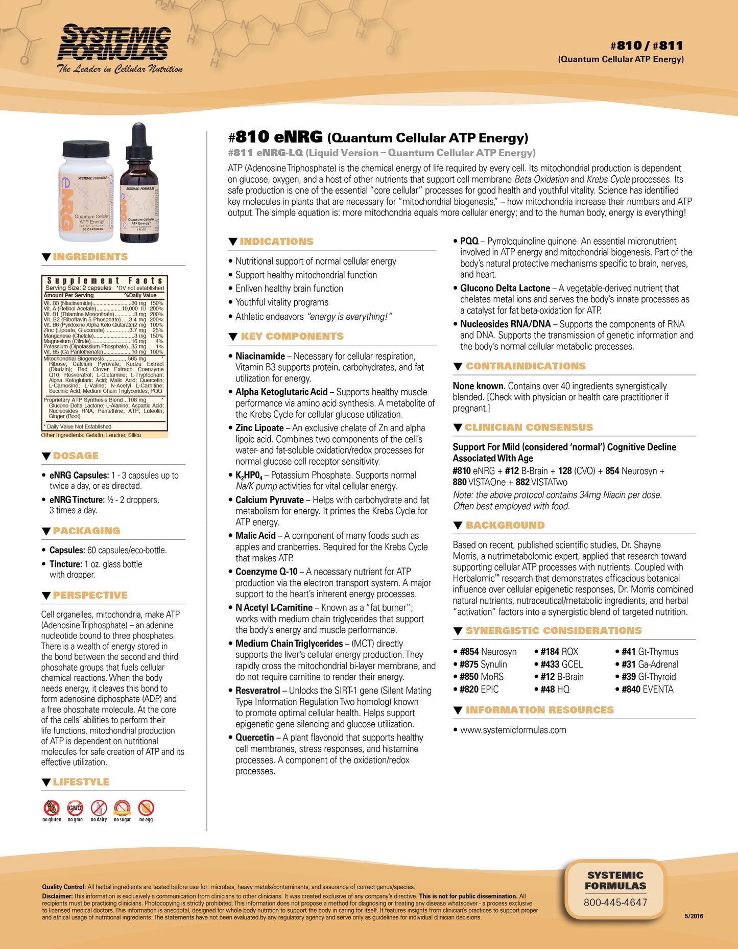 eNRG Quantum Cellular ATP Energy Systemic Formulas