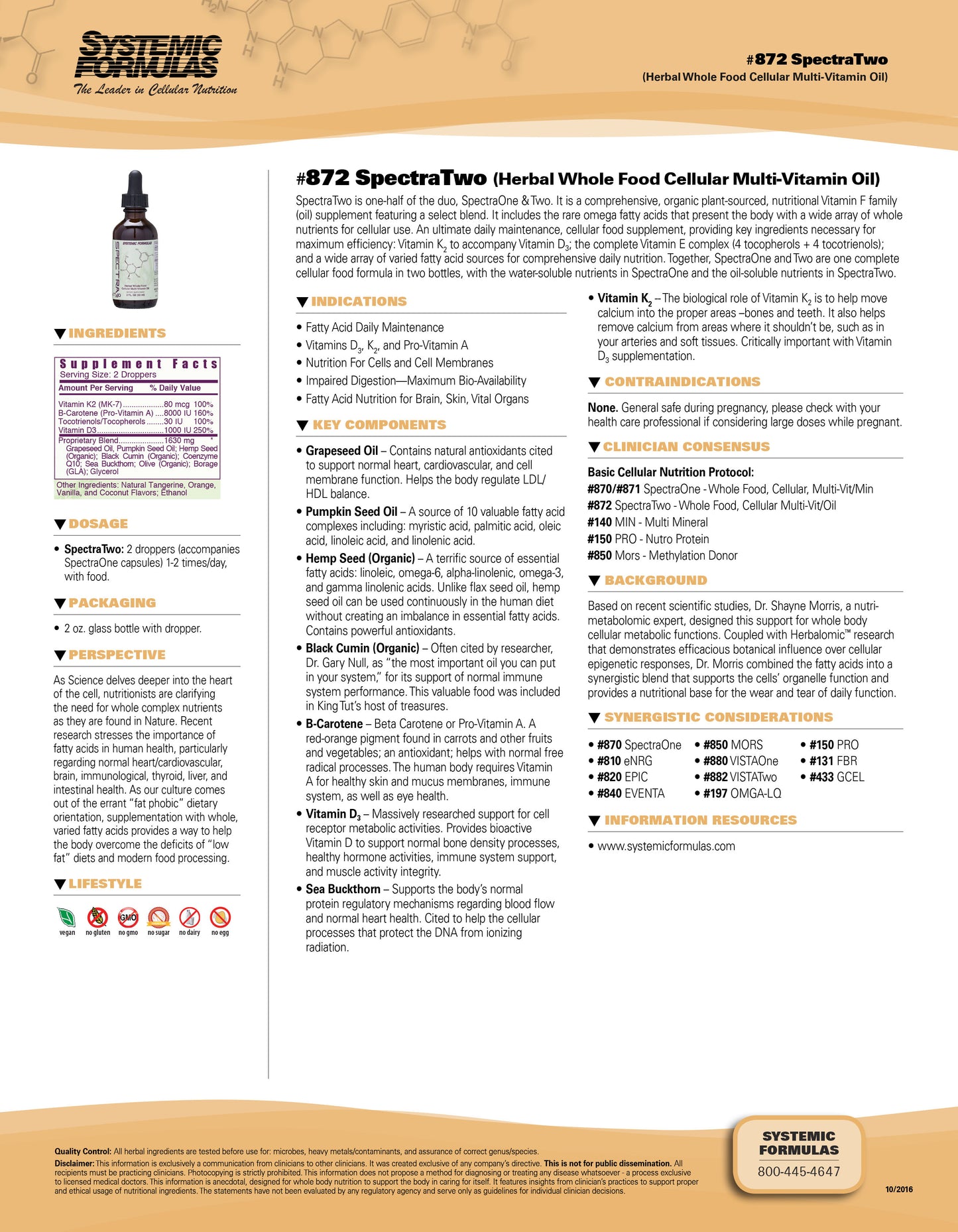 SPECTRA TWO 2oz Systemic