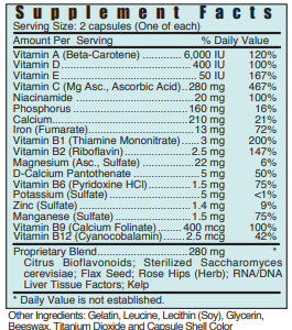 AZV Multi Vitamin Systemic Formulas