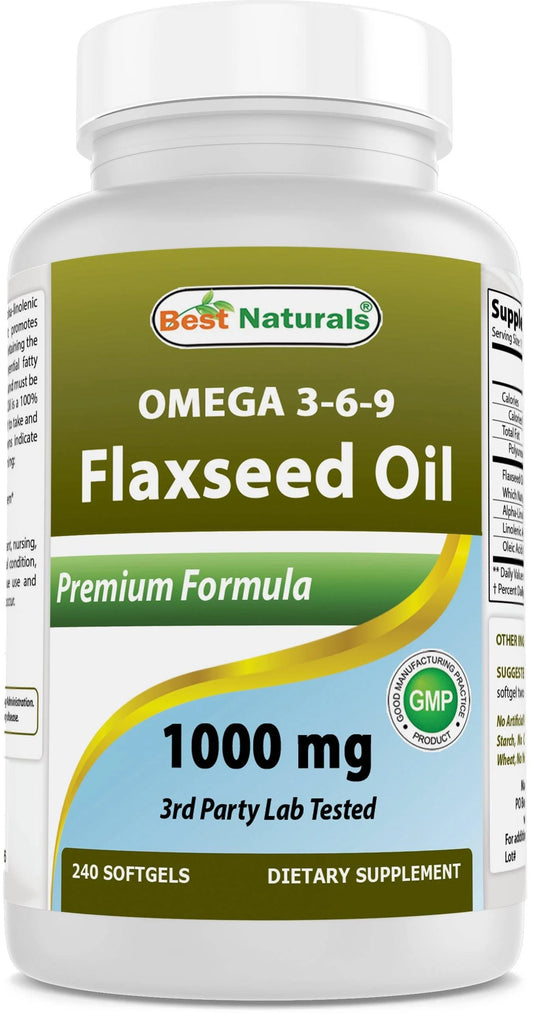 Flaxseed Oil Omega369 1000mg #240gels Best Naturals