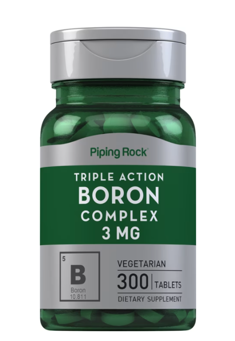 Boron Complex 3mg #300tabs Piping Rock