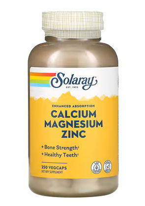 Calcium Magnesium Zinc #250caps Solaray