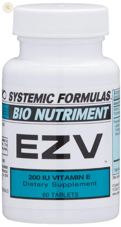 EZV 200 IU Vitamin E Systemic Formulas