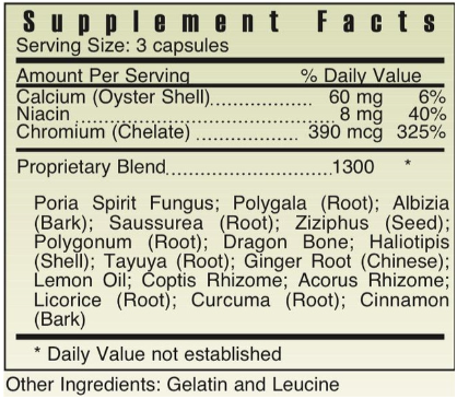 Fire Sedate "Pacify The Spirit" Systemic Formulas