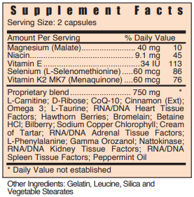 HQ Heart Energy Systemic Formulas