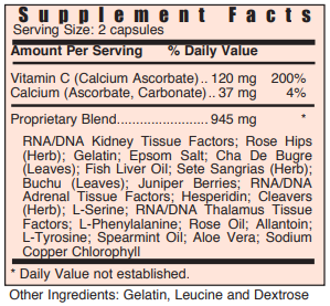 K Kidney Systemic Formulas