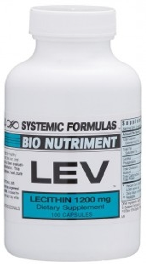 LEV Lecithin 1200 mg Systemic Formulas