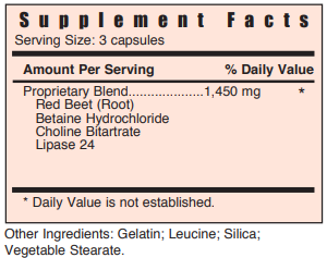 Lb Liver/Gall Bladder Systemic Formulas