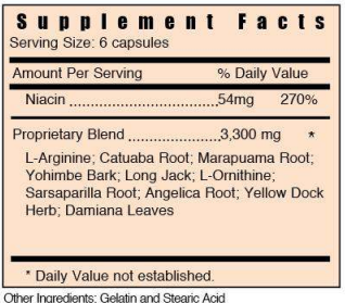 M+X Male Extra Systemic Formulas