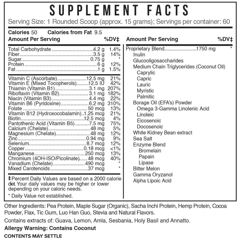 Metabo Shake Chocolate Systemic Formulas