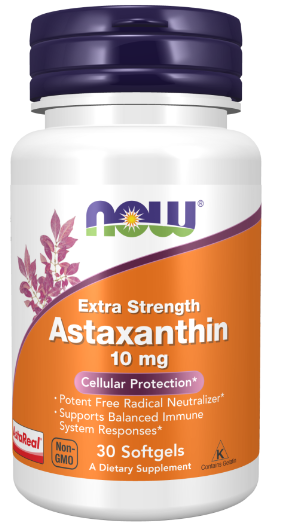 Astaxanthin 10mg #30gels NOW