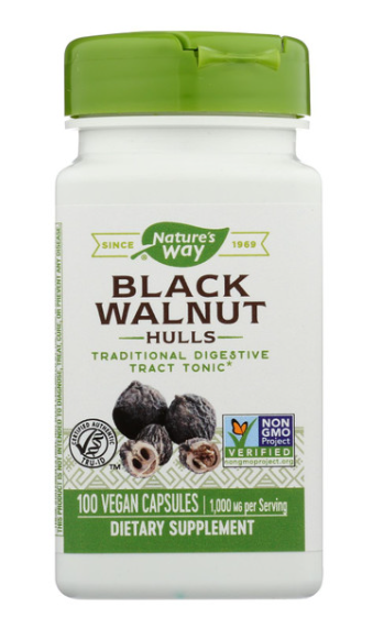 Black Walnut Hulls #100caps Natures Way