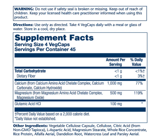 Calcium Magnesium 2:1 #90caps Solaray