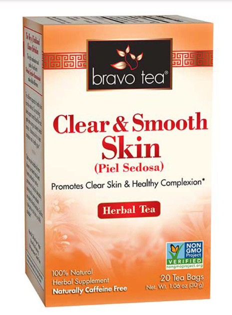 Clear & Smooth Skin Herbal Tea 20 bags Bravo Tea