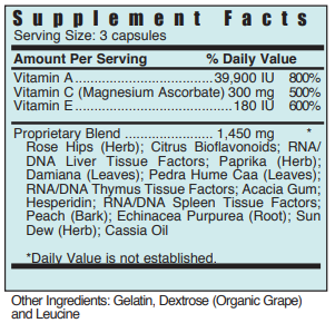 CXACX Vitamin Detox Systemic Formulas