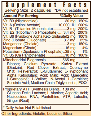 eNRG Quantum Cellular ATP Energy Systemic Formulas