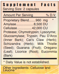 ENZEE Metabolizing Enzyme Systemic Formulas