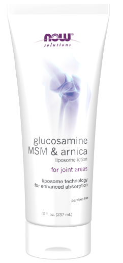 Glucosamine MSM & Arnica Lotion 8oz NOW