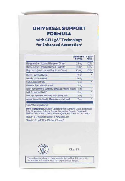 Liposomal Multivitamin Universal #60caps Solaray