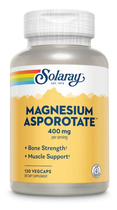 Magnesium Asporotate 400mg #120caps Solaray