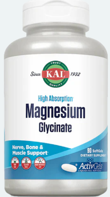 Magnesium Glycinate 315mg #90gels KAL