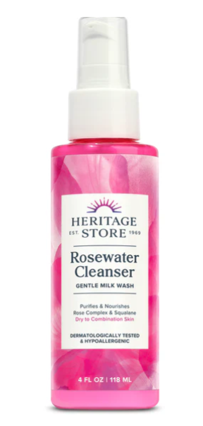 Rosewater Cleanser 4oz Heritage