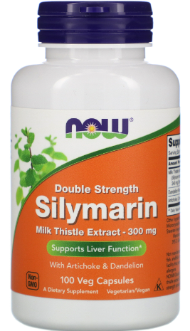 Milk Thistle Silymarin 300mg NOW