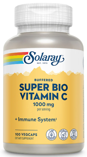 Super Bio Vitamin C 1000mg 100caps Solaray