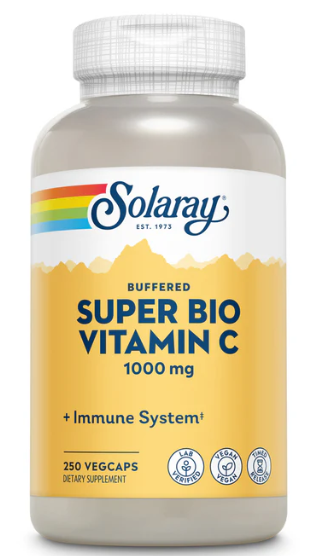 Super Bio Vitamin C 1000 mg 250caps Solaray