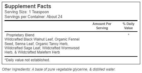 VF Syrup Herbal Parasite 4oz Dr Christopher