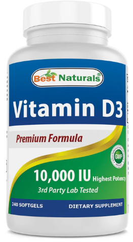 Vitamin D3 10,000IU Best Naturals